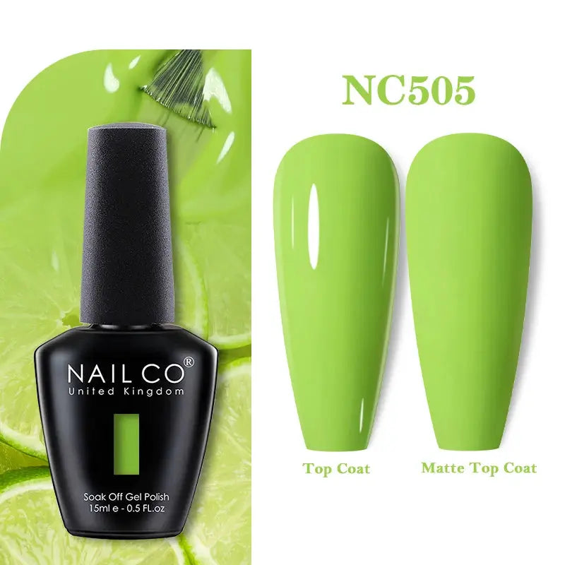 NAILCO 283 Colors Gel Nail Polish Kit Ultra Long Lasting UV Gel Varnish With 30 Day Shine