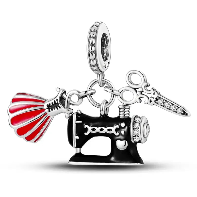 Original 925 Silver Charms Beads For Pendant Charm Bracelet Dangle For Women DIY Fine Jewelry Making Hot Sale