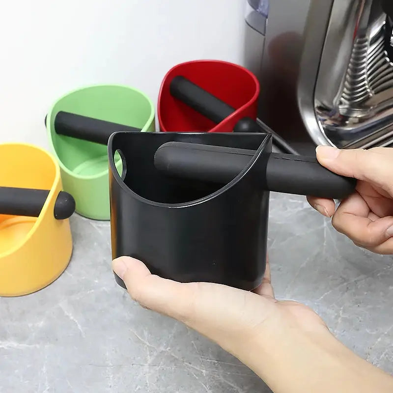 Coffee Knock Box Espresso Grounds Dump Bin With Anti Slip Base For Barista Accessories And Tools