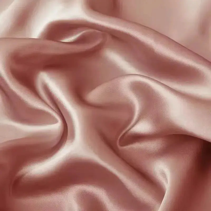 Nordic Silk pillowcase by Simples Market in soft pink silk texture
