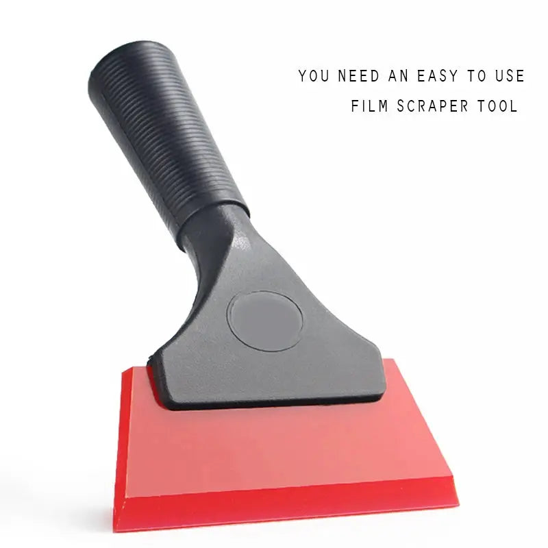 Simples Market automotive window film scraper tool with black handle and red scraper base, 1 piece