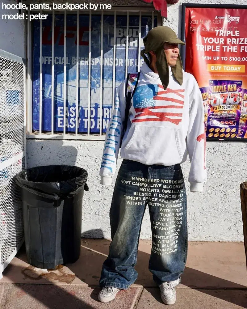 Y2K Vintage American Jeans Wide Leg Harajuku Streetwear Men Women
