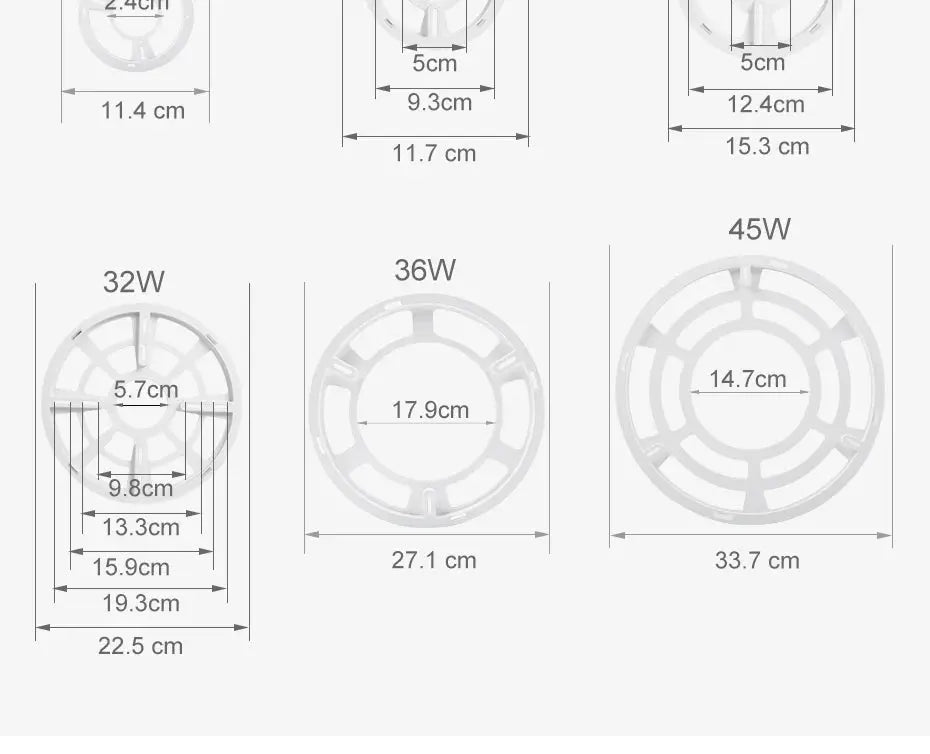Simples Market LVL LED ceiling light, wood grain and white round flush lamp with 3 in 1 lighting colors