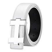 NovaBelt 3.3cm Casual Fashion Belt With Silver Buckle Unisex Fit For Jeans And Workwear