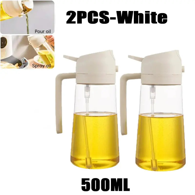 200 300 500 Milliliters Oil Spray Bottle For BBQ Cooking Olive Oil Sprayer Fine Mist Refillable Vinegar Compatible