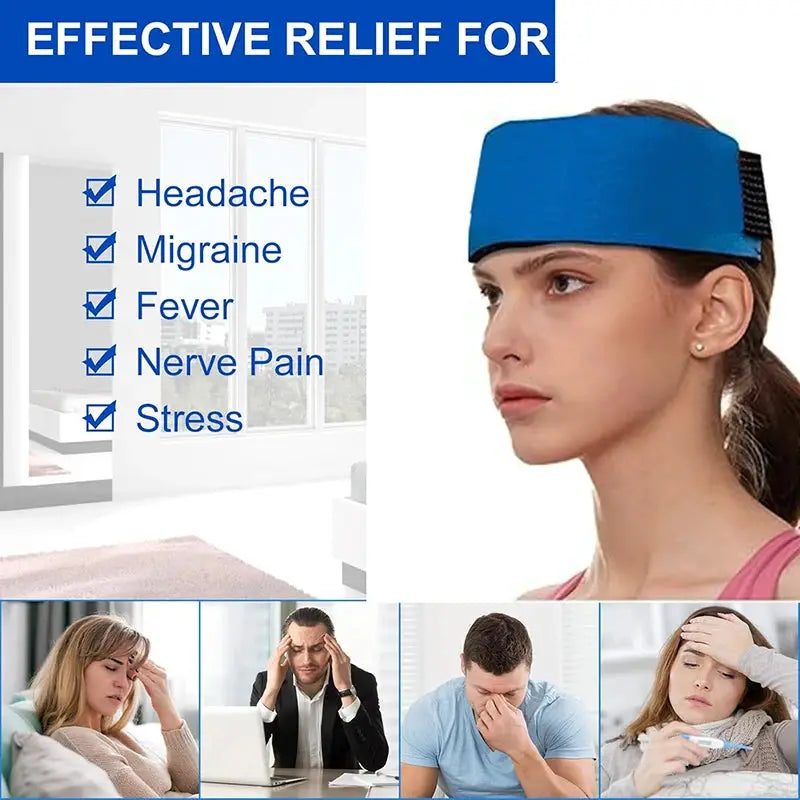Gel Ice Packs With Elastic Strap Adjustable Wrap For Hot And Cold Therapy Shoulder Back Knee Neck Ankle