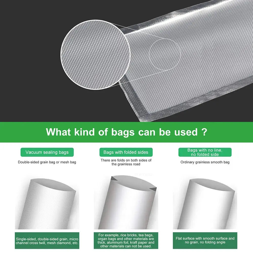 Chcyus Sous Vide Roll Bags For Vacuum Sealing Machine Food Storage Vacuum Bags For Vacuum Sealer