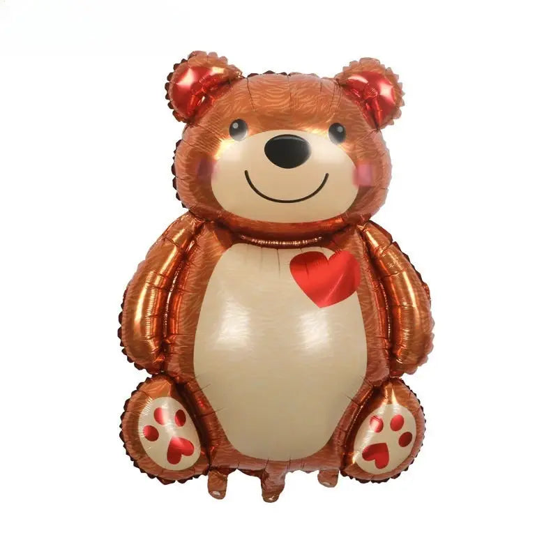 One Piece Large Bear Foil Balloon for Birthday and Wedding Party Decoration Aluminum Film Balloon for Event Backdrop