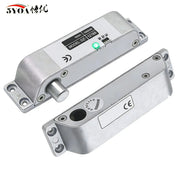 5YOA Smart Electric Mortise Locks with Drop Bolt, DC12V, 2 units, metallic silver by Simples Market