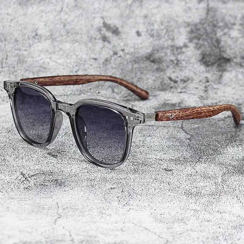 VintageSun Unisex Square Sunglasses Durable Plastic Frame With Mirror Coated Lenses For Driving And Daily Wear