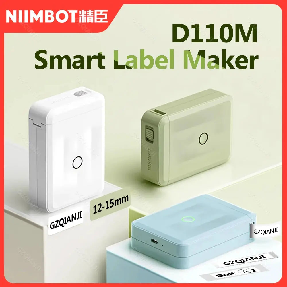 Niimbot D110 Smart Portable Direct Thermal Label Printer With Wireless