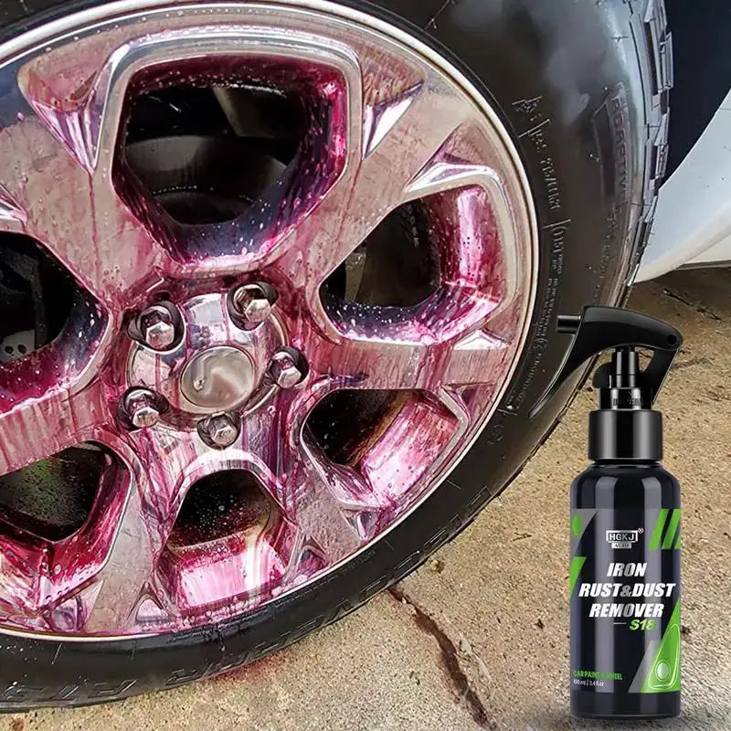 HGKJ S18 Iron Remover Spray 50 100 300ml Multi Purpose Cleaning For Car Paint And Wheels Rust Dust
