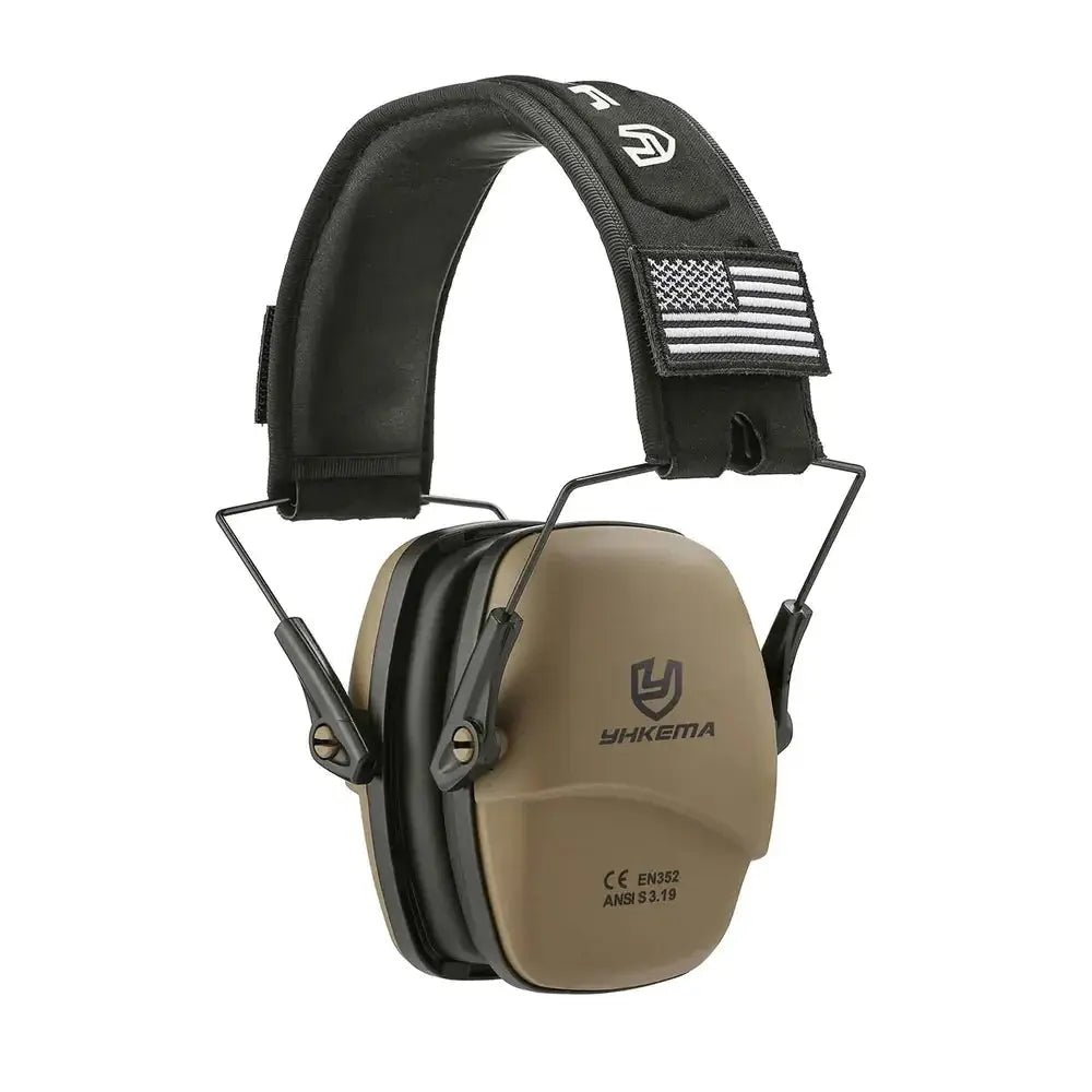 YHKEMA Tactical Earmuffs Ear Protection For Shooting NRR 25dB Noise Reduction Passive Hearing Protector