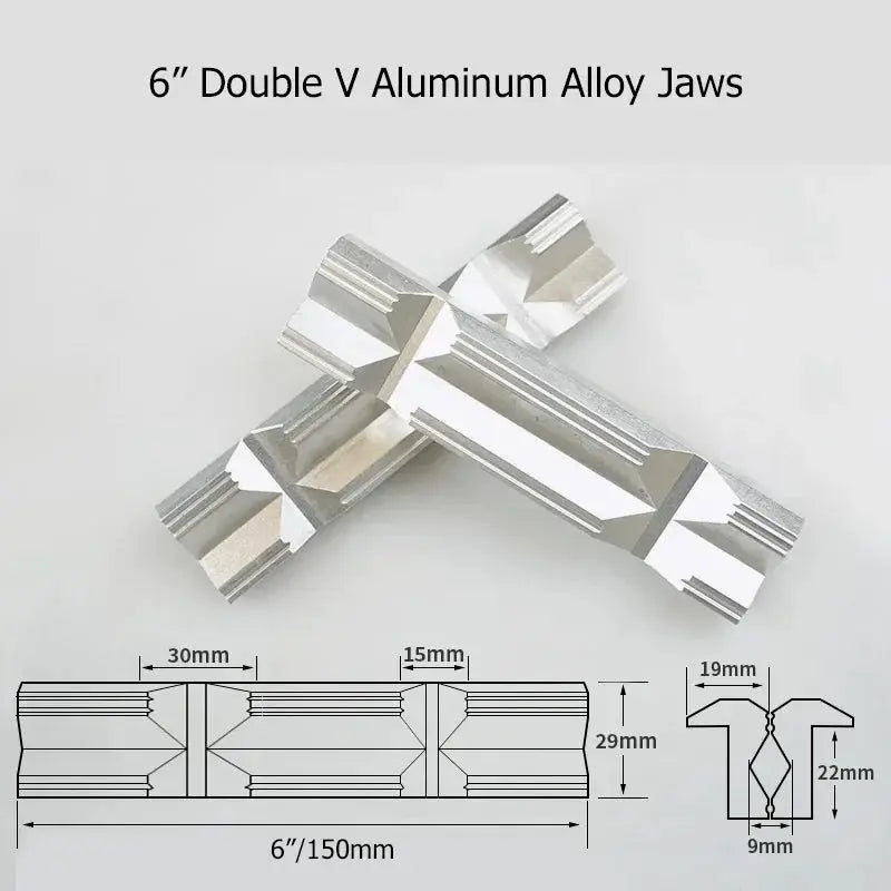 Vise Magnetic Protective Cover For 2.5 To 8 Inch Jaws Aluminium Alloy Rubber Surface Bench Vise Protector Accessories
