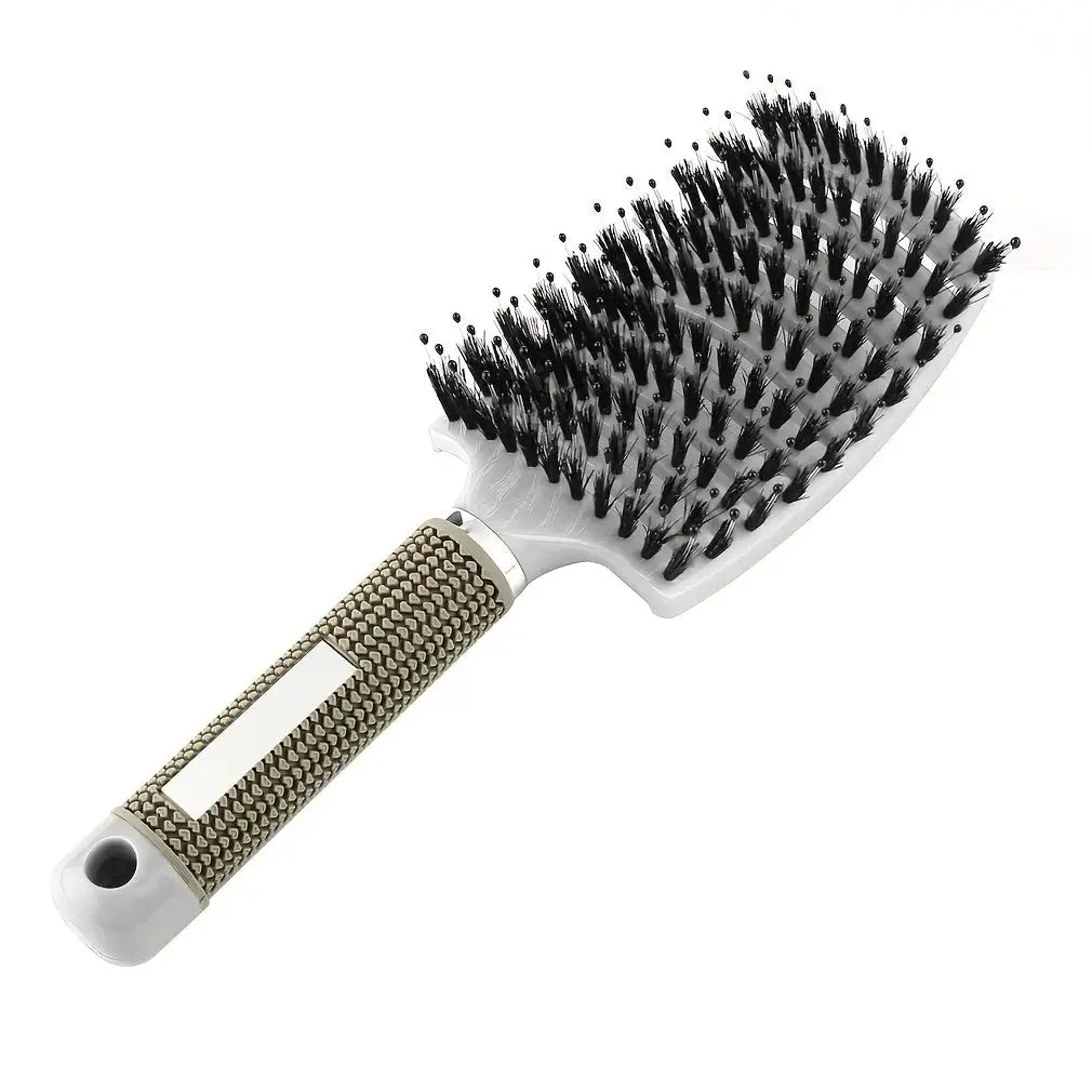NovaGlow Magic Scalp Massage Hair Brush For Wet Curly Hair With Non Slip Handle Detangling Tool