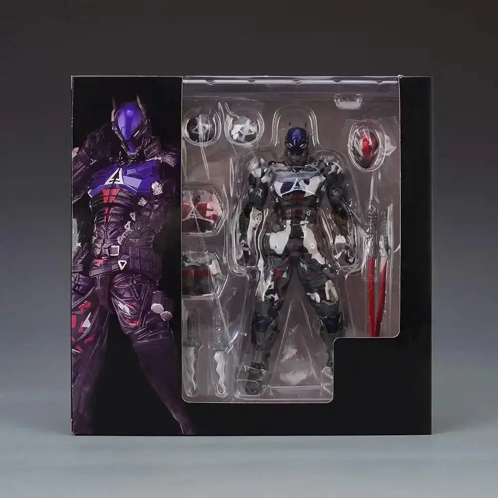 Yamaguchi Arkham Knight Batman Action Figure With Red Hood Robin Jason Todd Figuarts Game Model Collectible Toy