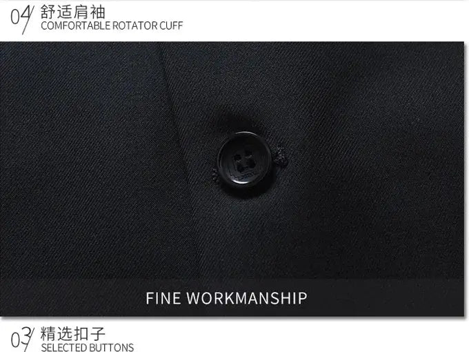Simples Market black men's suit vest, sleeveless, single-breasted with button, solid color