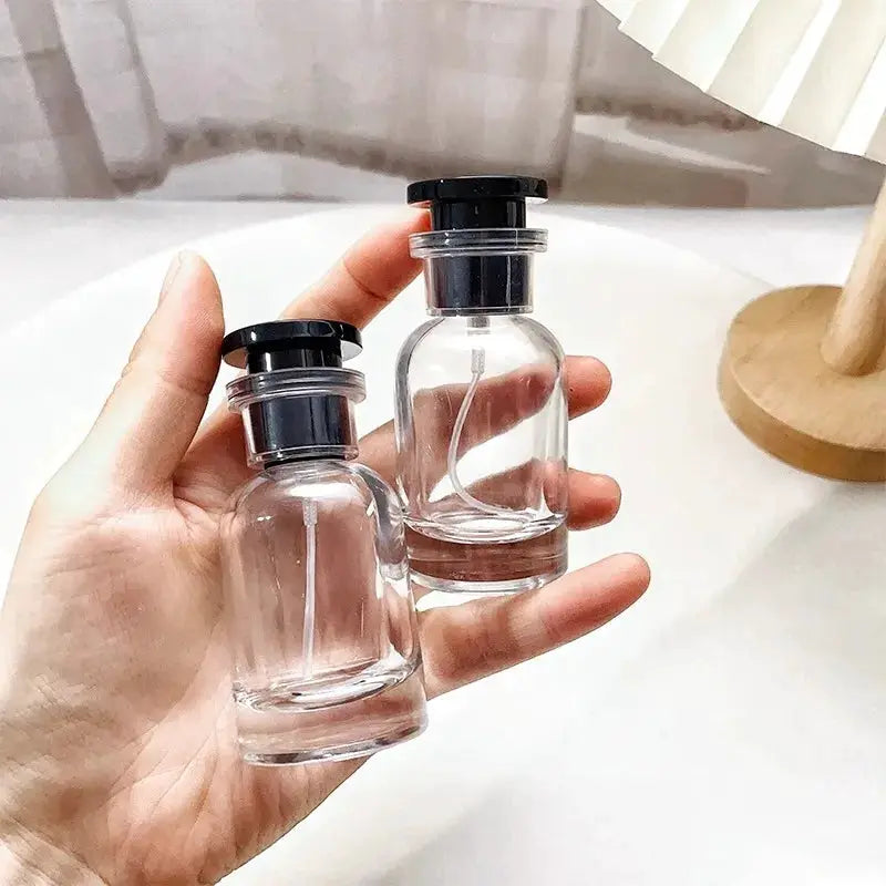 Five 30ml Glass Perfume Spray Bottles Set Portable Travel Empty Containers For Fragrances Colognes And Essential Oils