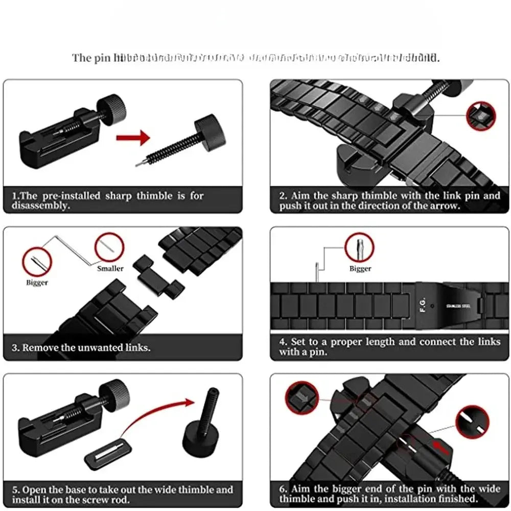 Stainless Steel Strap For Apple Watch Ultra Band 49mm 44mm 40mm 42mm 38mm 41mm Watchband Bracelet iWatch series 3 SE 6 7 8 45mm