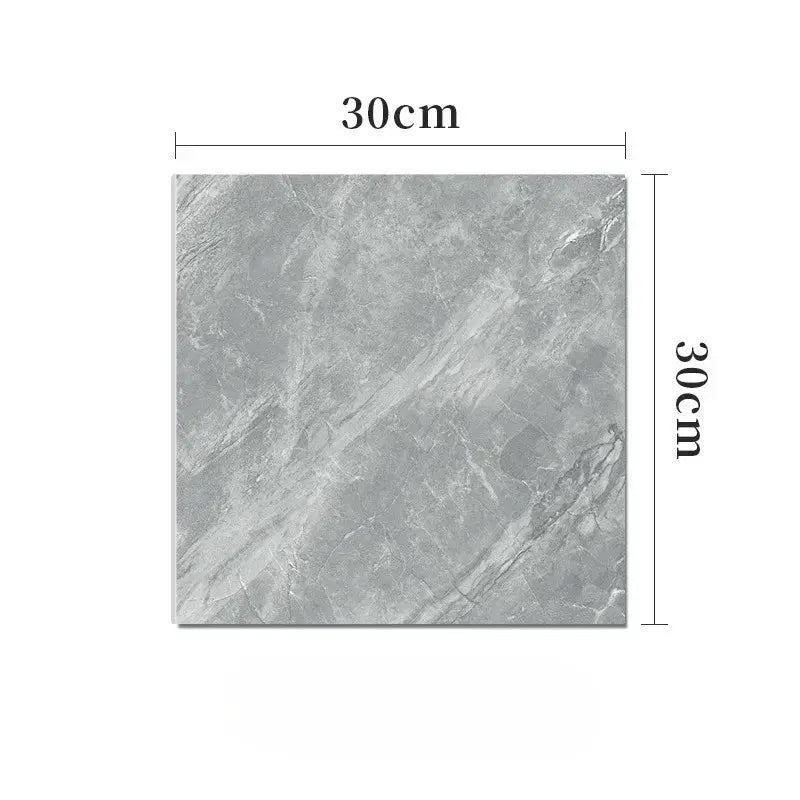 Self-adhesive ceramic tile, gray marble imitation, 30x30cm wall decoration