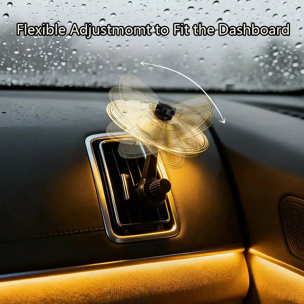 Car Vent Drum Cymbals Mini Crash Cymbals Car Interior Accessory Alloy Construction For Dashboard Or Air Vent