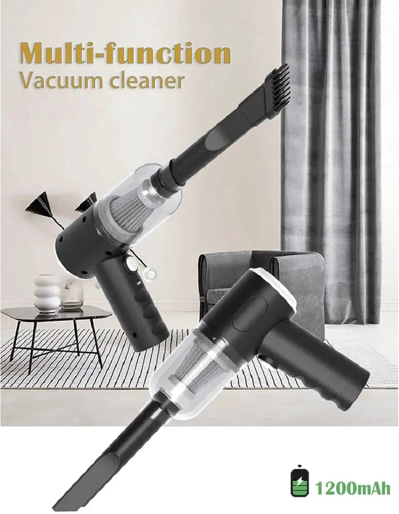 9000Pa wireless car vacuum cleaner, Simples Market, USB rechargeable, portable black handheld wet/dry