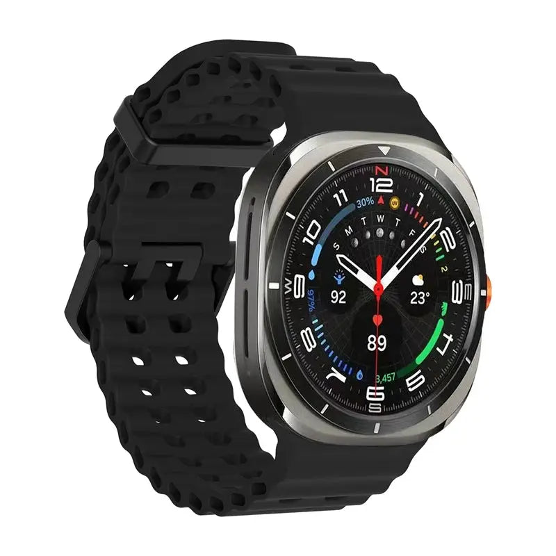 1:1 Marine Band For Samsung Galaxy Watch Ultra 2025 2024 Strap Accessories Sport Silicone Bracelet For Samsung Galaxy Ultra 47mm