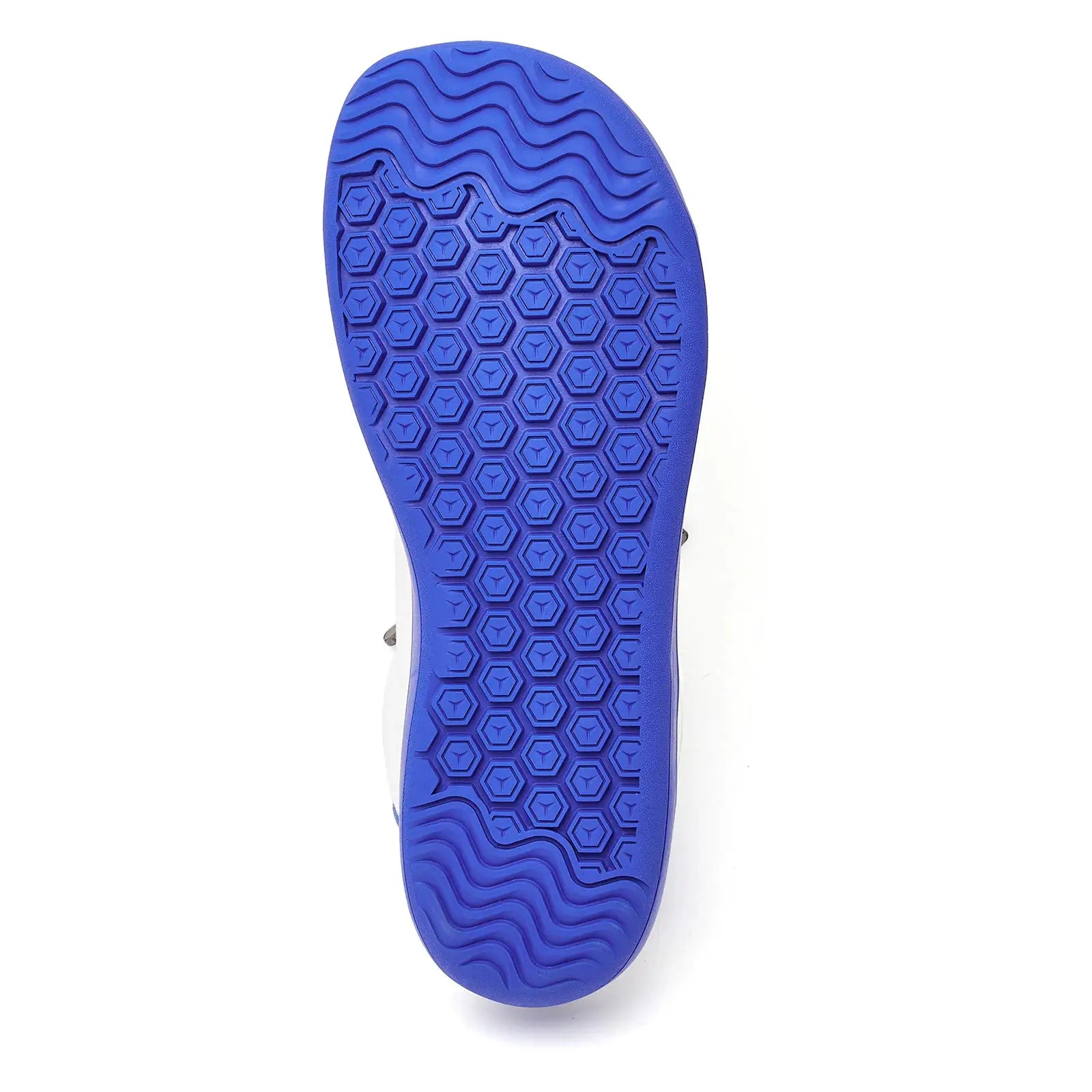 HOBIBEAR barefoot shoes by Simples Market; blue sole with hexagonal tread pattern