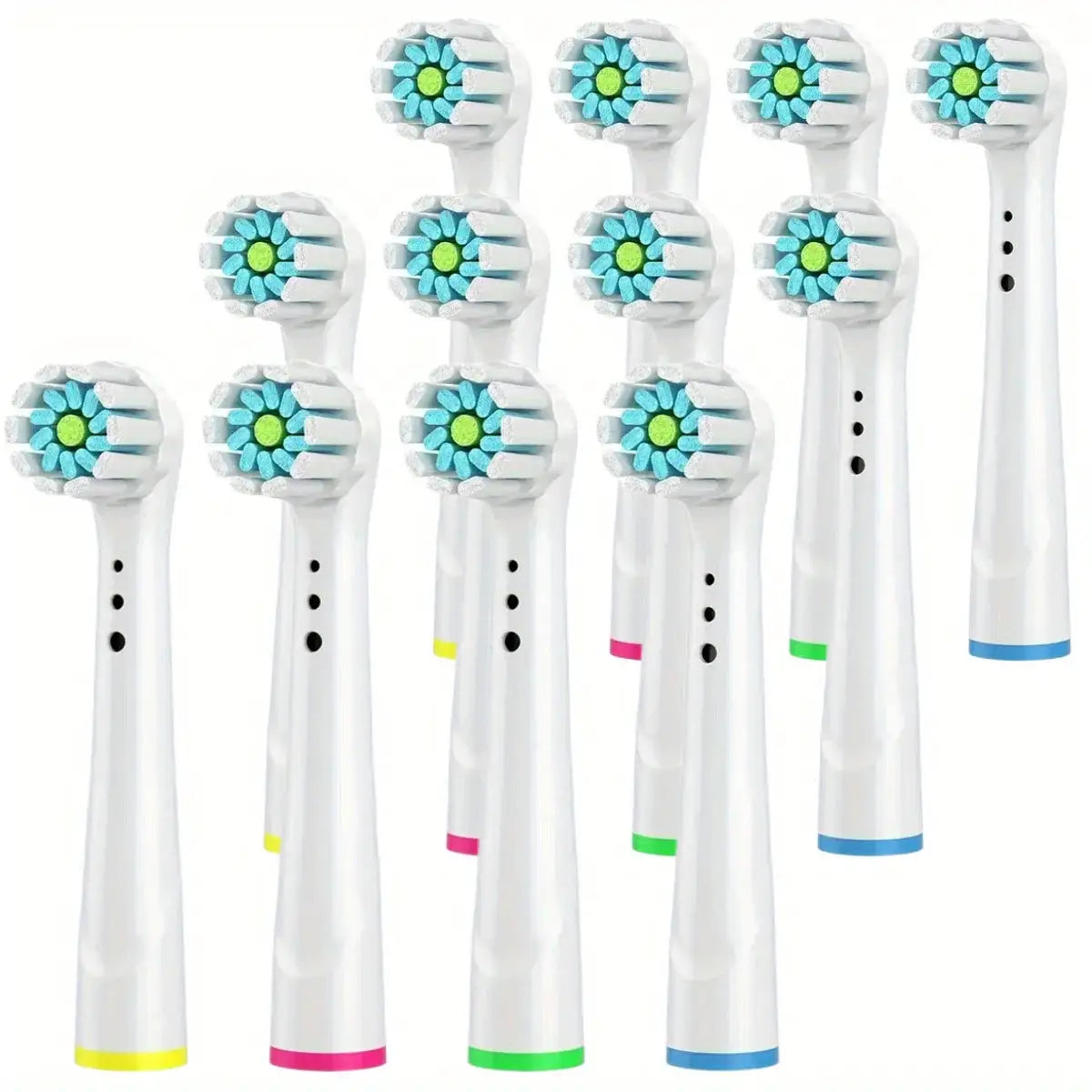 Oral B Compatible Replacement Toothbrush Heads For Braun Electric Toothbrushes With Soft And Medium Nylon Bristles