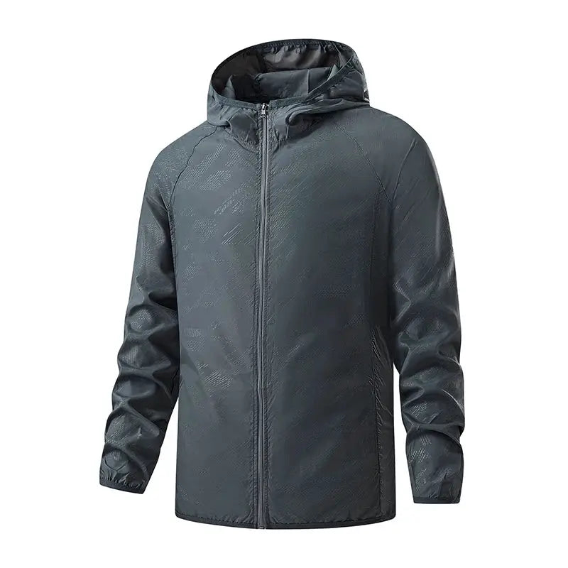LNGXO Waterproof Hiking Jacket For Men And Women Sun Protection Windbreaker Camping Climbing Rain Coat Unisex Portable