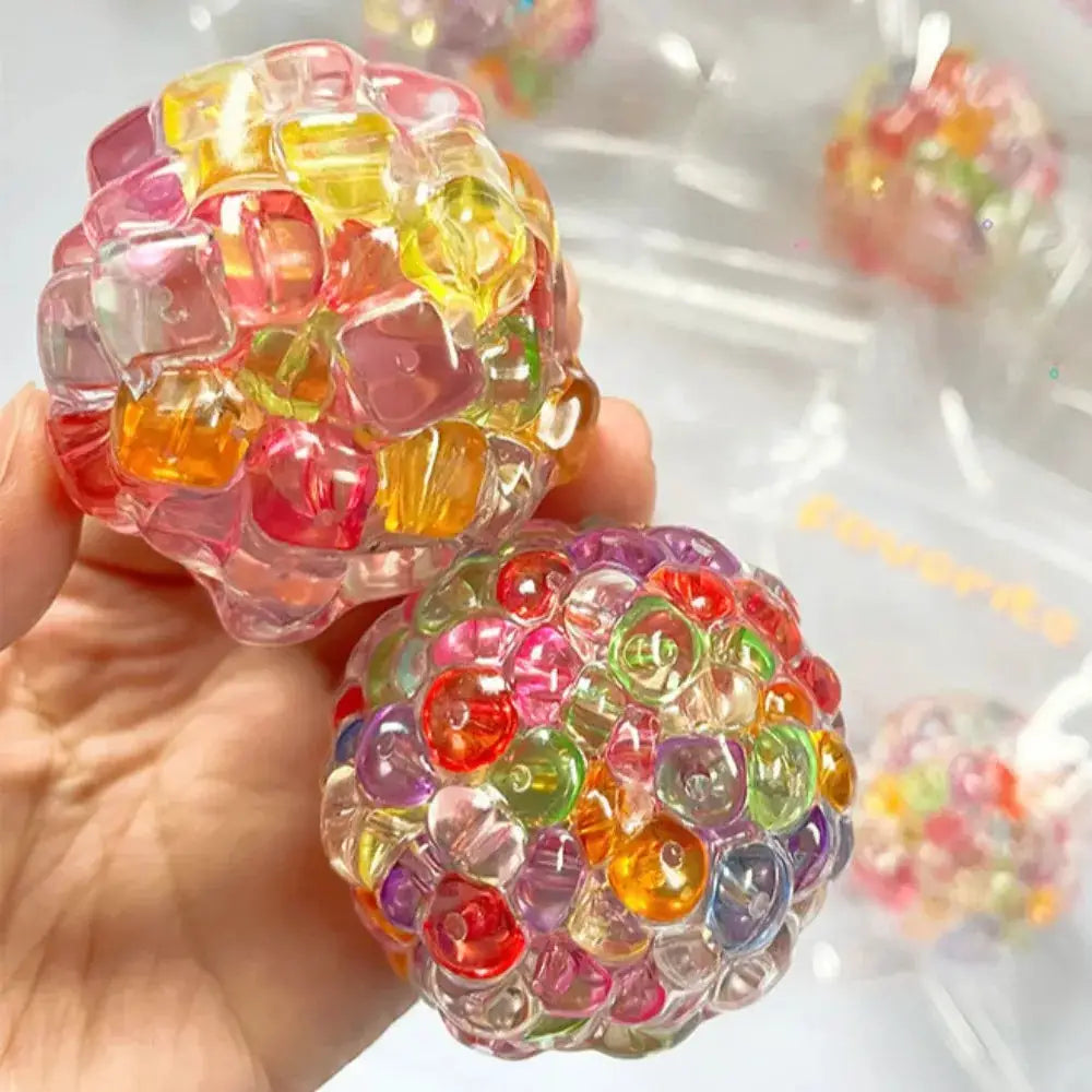 Squishy Balls Ice Beads Stress Relief Toy Super Soft Sensory Fidget Toys For Kids And Adults Anxiety Relief Squeeze Gift