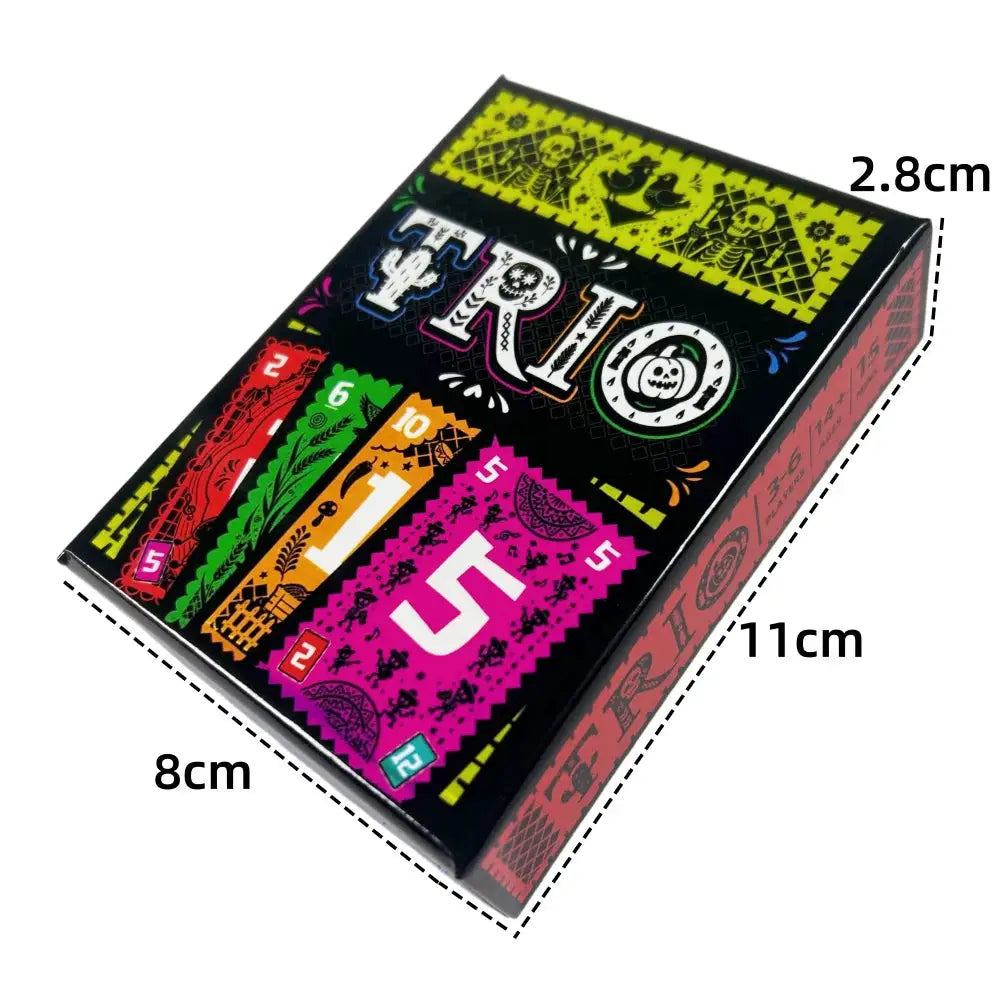 Strategic Trio Card Game For Family And Friends Parties Three To Six Players All Ages Board Game Entertainment Toy