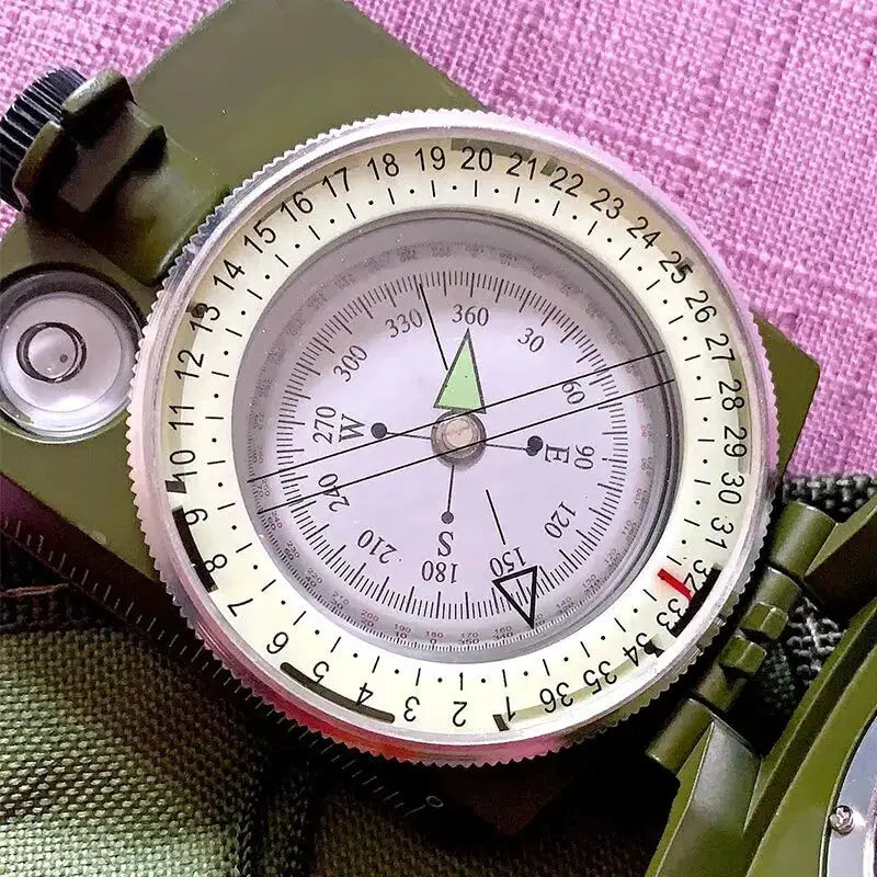 Waterproof High Precision Compass Outdoor Gadget For Hiking Mountaineering Military Grade Metal Sight