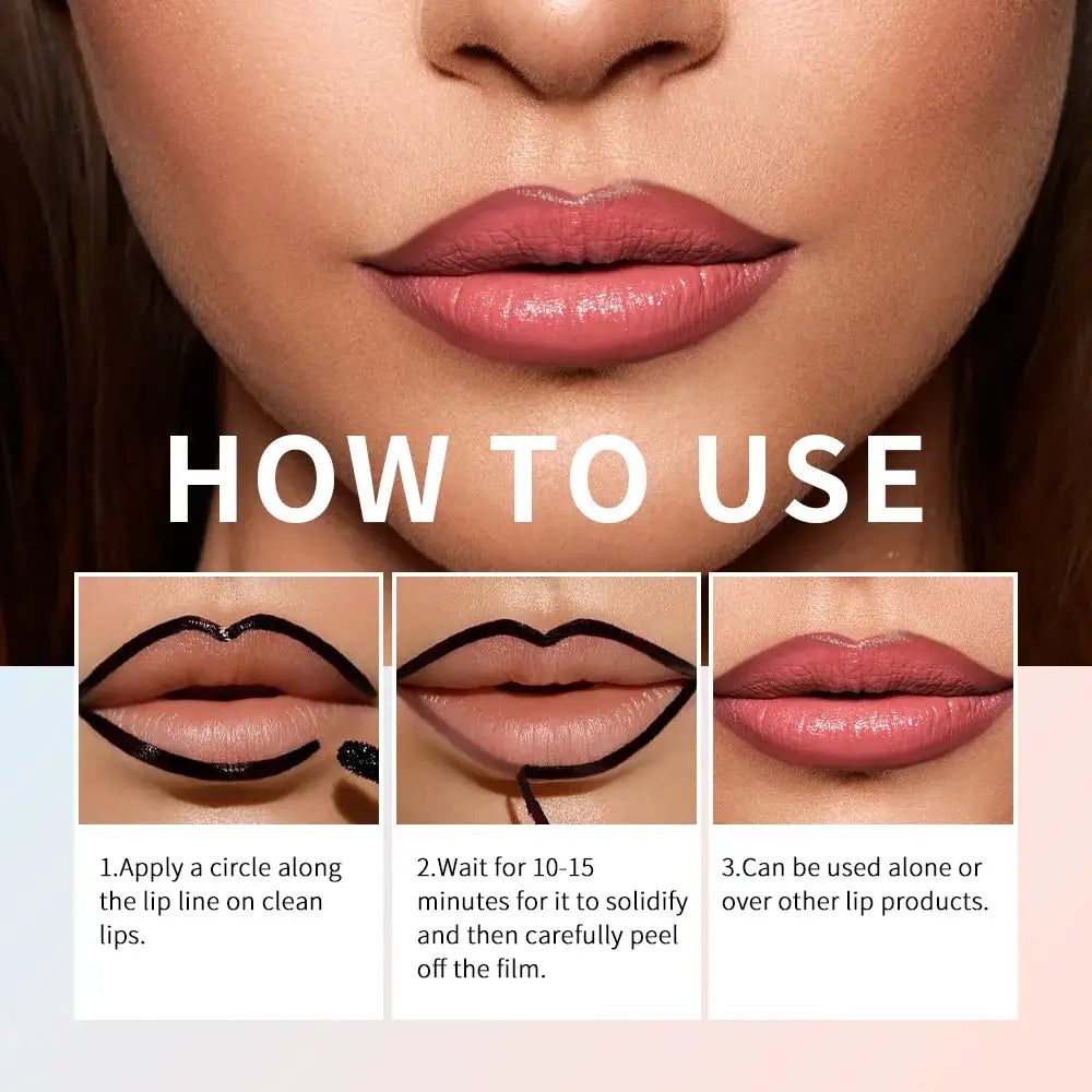 Lipscape Peel Off Lip Liner And Lip Gloss Semi Permanent Waterproof Long Lasting Matte Finish All Day Wear