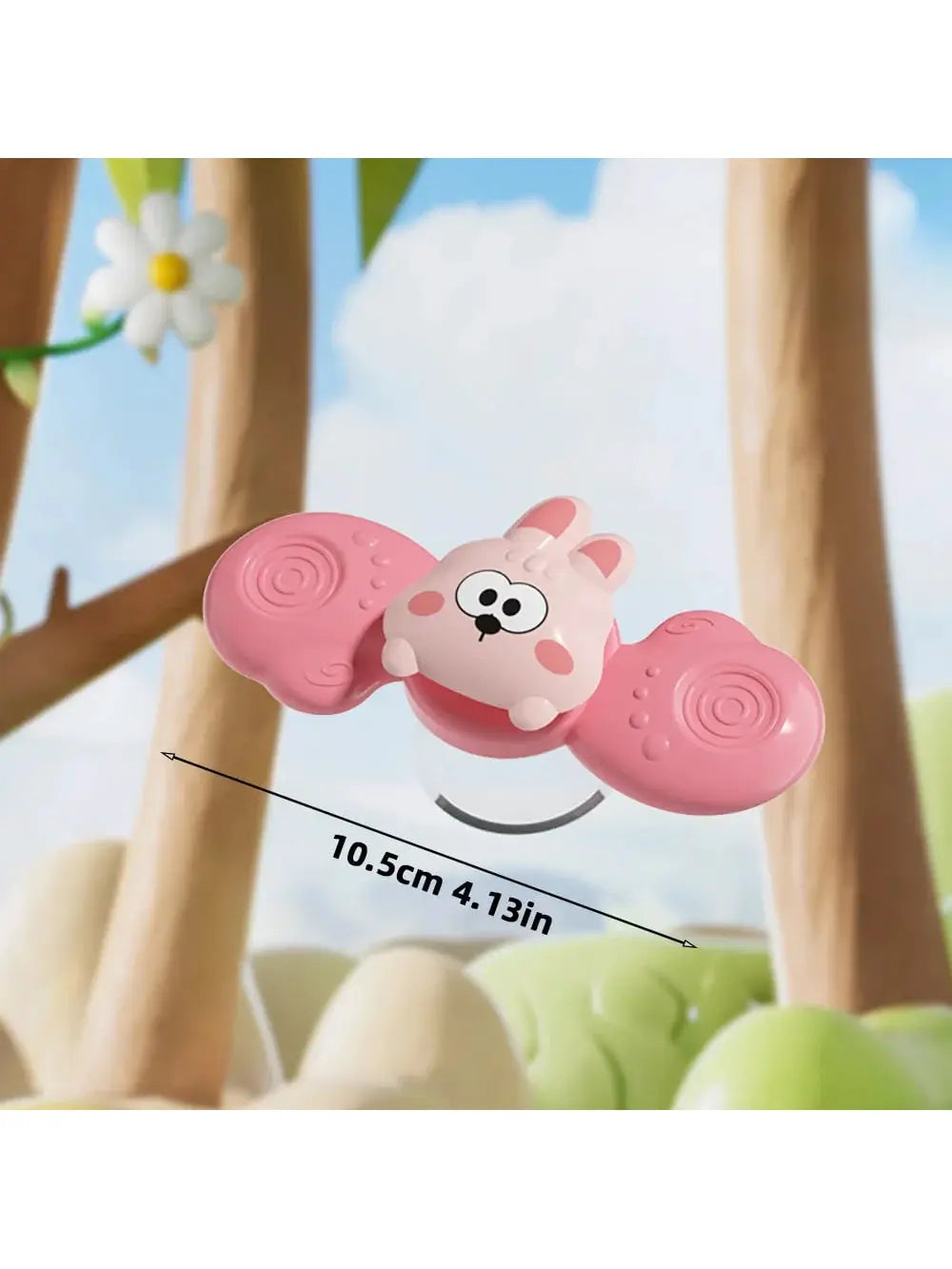 Baby Sucker Spinning Bath Toys for Montessori Education Rotating Toys for Toddlers and Infants
