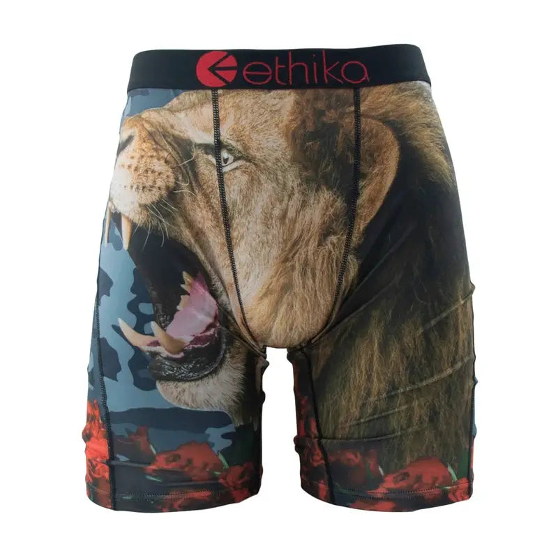 ETHIKA Mens Boxer Shorts Breathable Mesh Crotch Trunks Plus Size S3XL Swimming Underpants