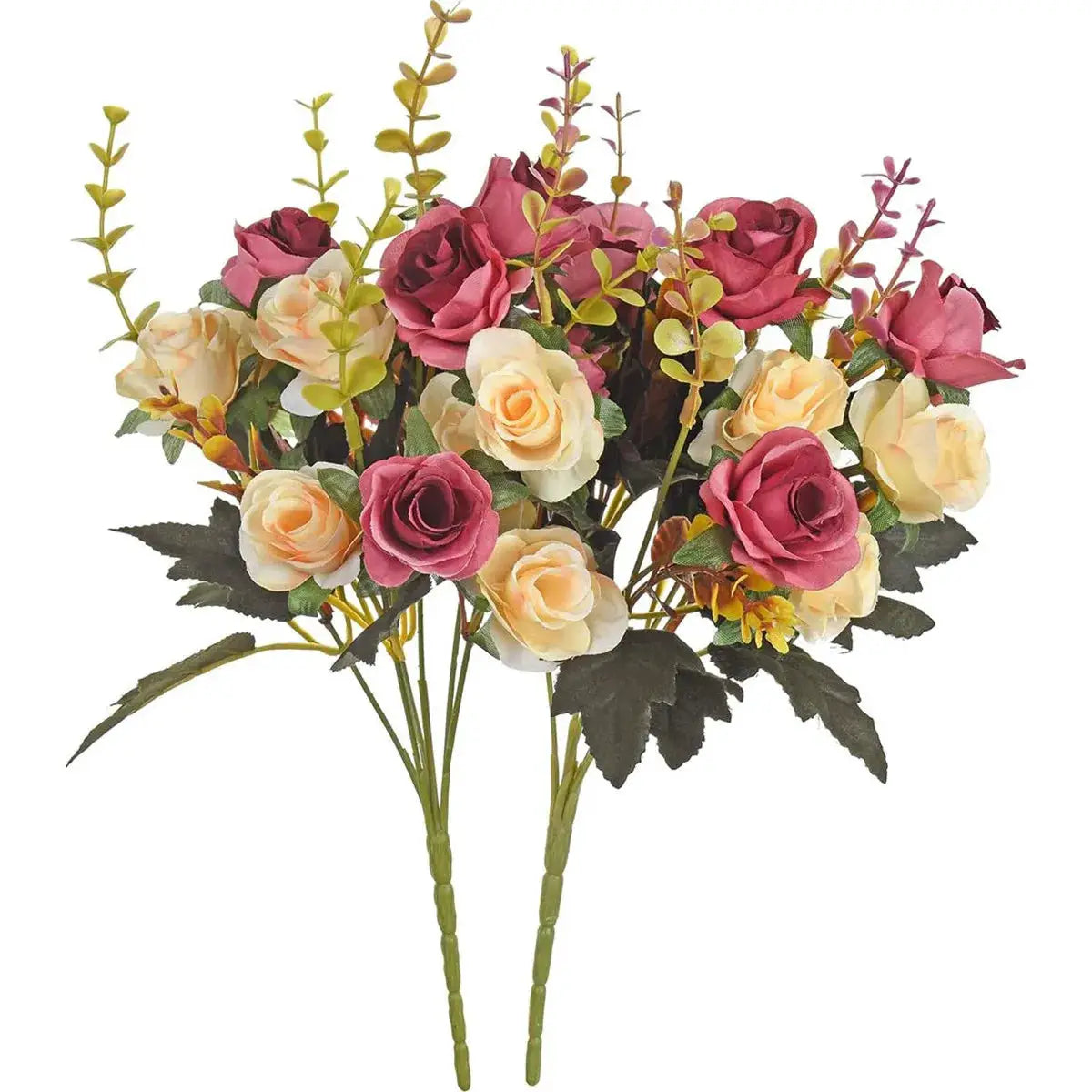 Artificial Silk Roses for Wedding Decor and Bridal Bouquet Diy Scrapbooking Wall Photography Props