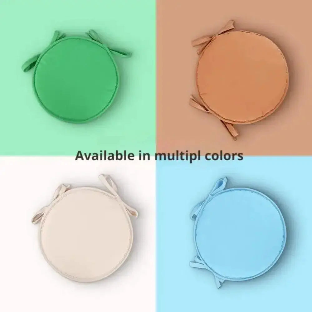 Simples Market thickened sponge round chair pad, 30x30 cm, candy colors, drawstring, washable cover