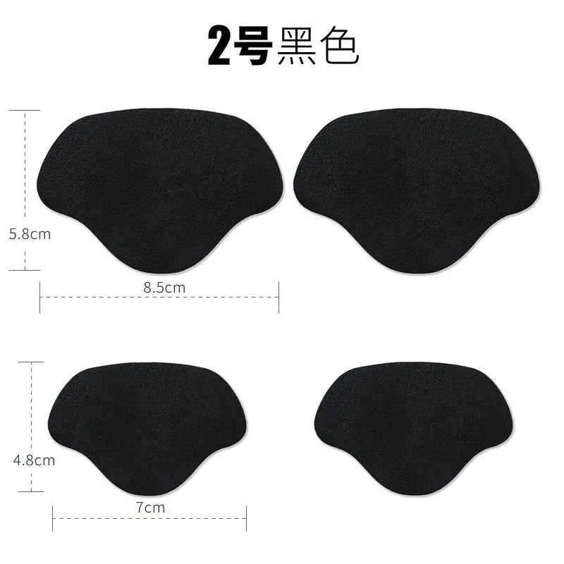 4Pcs Self Adhesive Microfiber Heel Patches For Shoes Insole Foot Care Pads For Men Women Athletic Sneakers