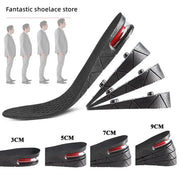 Invisible Height Increase Insole With Air Cushion Shoe Inserts Adjustable Cut To Fit Foot Pad Height Boost