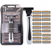Shaver Pro Three Layer Reusable Razor With Imported Blades And Multi Tool Head For Face And Body