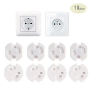 Baby Safety Socket Covers 10 Pack Electrical Outlet Protectors Child Safe Socket Security