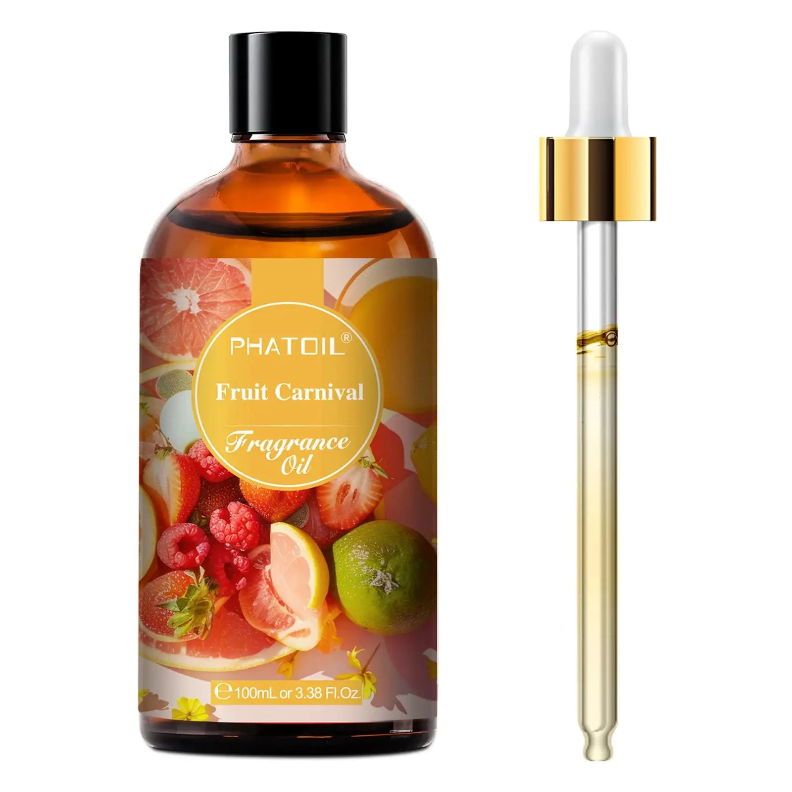 PHATOIL 100ml Fragrance Oils Set With Dropper White Musk Orange Blossom Bubble Gum Baby Powder Coffee For Aromatherapy