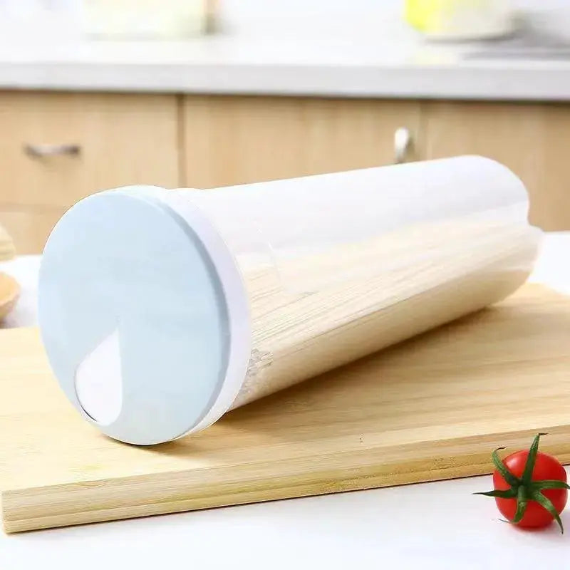 1pc Noodles Sealed Can Food Storage Container For Spaghetti Noodles With Locking Lid Food Grade Plastic Kitchen Storage