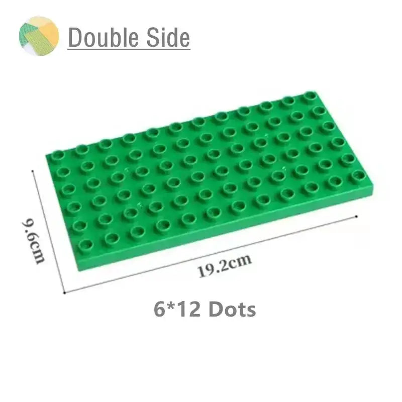 9 Sizes Big Building Plastic Blocks Base Plates Compatible With Large Bricks And Assembly Figures For Kids Toys