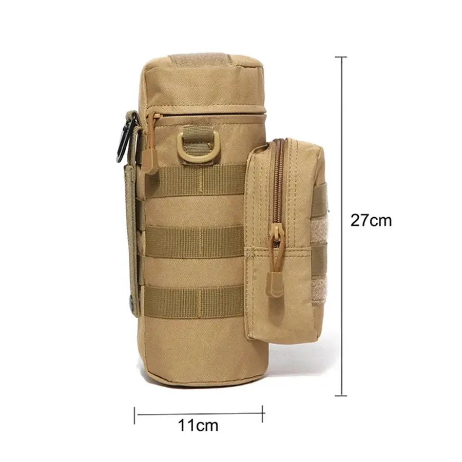Tactical Molle Water Bottle Bag Pouch Holder Outdoor Camping Hiking Cycling Fishing Hunting 5 Liter Hydration Carrier
