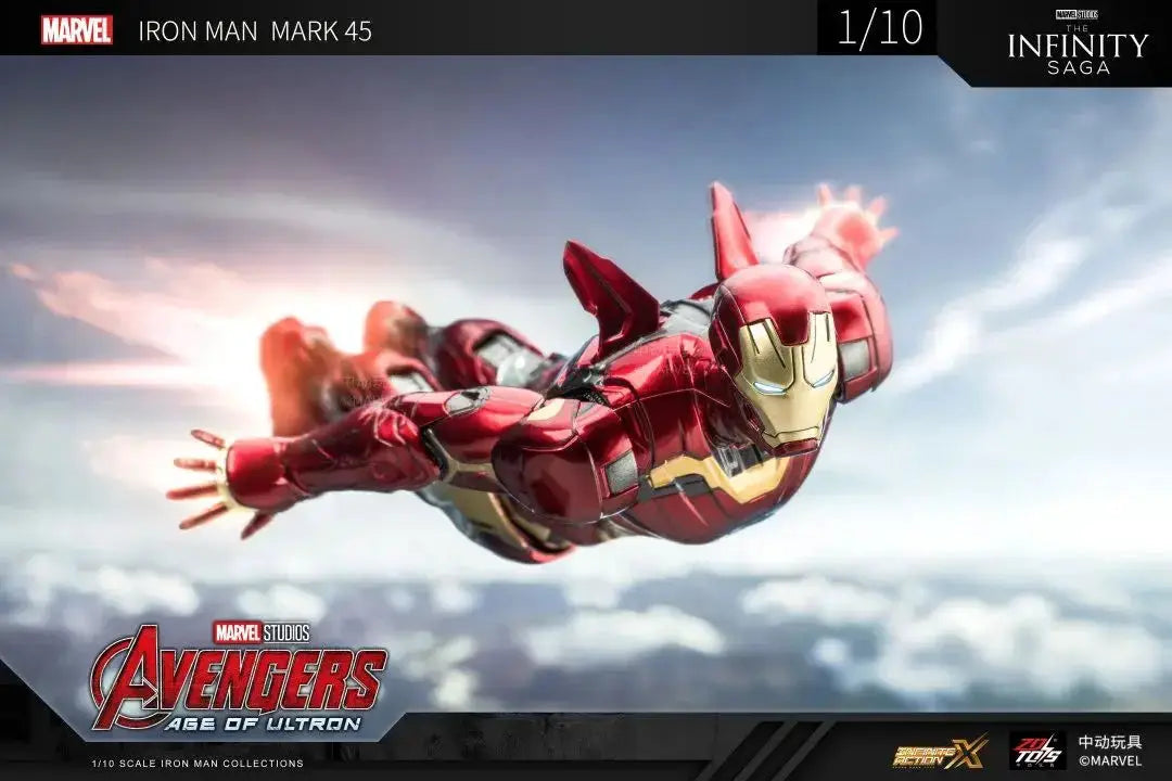 ZD Original Iron Man MK31 MK32 Piston Romeo MK10 MK19 Tiger One Tenth Scale Armor Marvel Legends Avengers Action Figure Toy