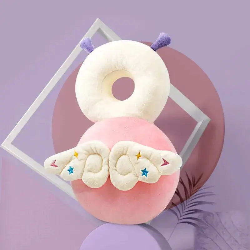 Homefish Baby Head Protector Backpack Pillow For Kids 1 To 3 Years Unisex Soft PP Cotton Cartoon Security Cushion
