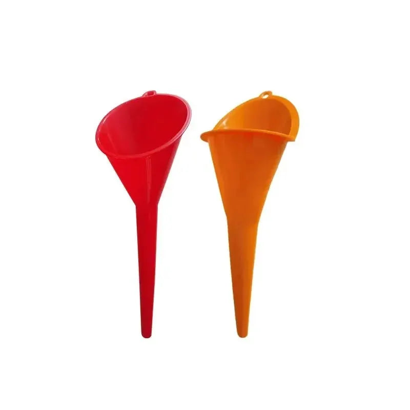 Car Long Stem Anti Splash Fuel Funnel For Gasoline And Oil Refueling Plastic Auto And Motorcycle Tool