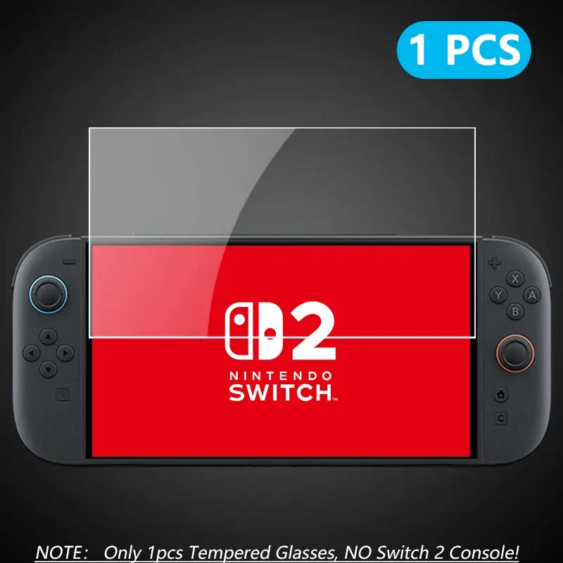 NS2 HD Tempered Glass Screen Protector For 2025 Nintendo Switch 2 With 9H Hardness Anti Scratch Crystal Clear